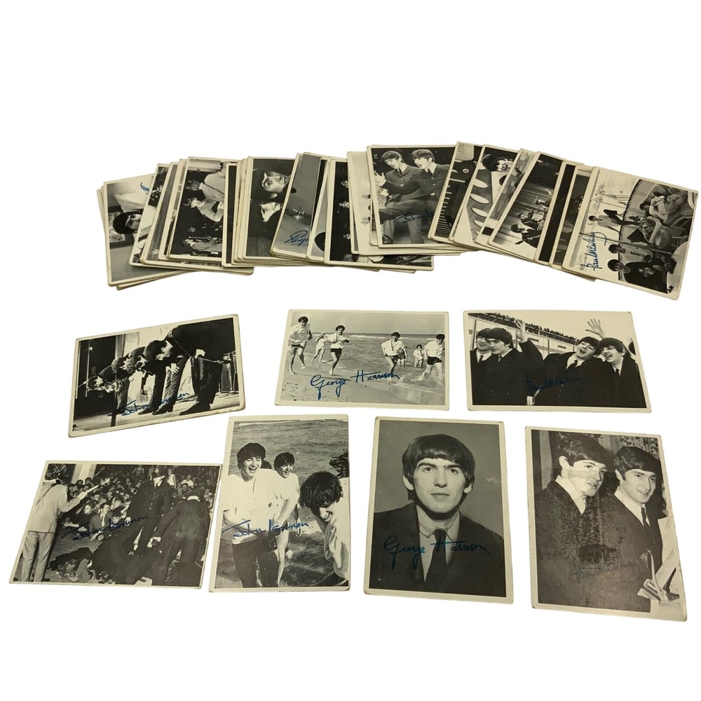 Vintage Topps Beatles Black & White 3rd Series 116-165 B&W Set of 50